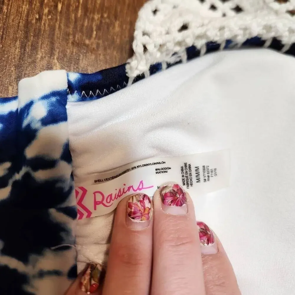 Missguided and Raisins bikini tops